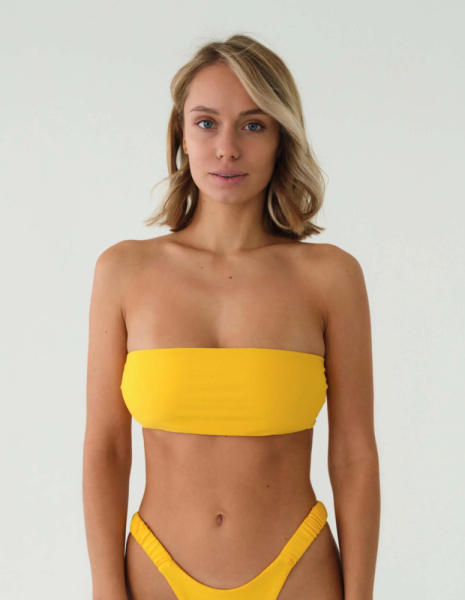 Бандо со шнуровкой PEACH on BEACH, цвет: Желтый 000003 со скидкой купить онлайн