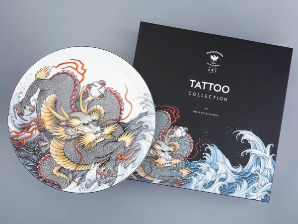 Подарочный набор TATTOO Dragon Императорский фарфоровый завод  купить онлайн