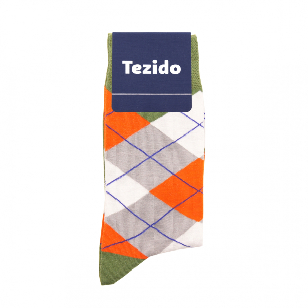 Носки ромбы Tezido  купить онлайн