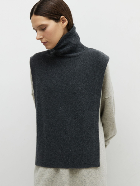 Манишка удлиненная из смесового кашемира AroundClother&Knitwear  купить онлайн