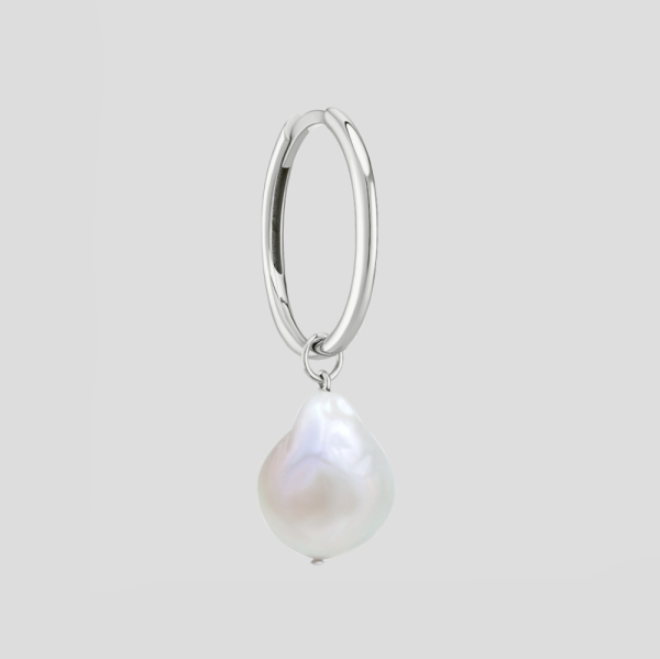 Моносерьга Pearl 11 Jewellery, цвет: серебро, 08-50-0061 купить онлайн