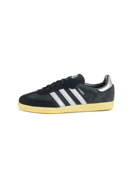 Кроссовки женские Adidas Samba OG "Black Almost Yellow" NKDADDYS SNEAKERS, цвет: Чёрный IE8128 со скидкой купить онлайн