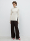 Водолазка с разрезом из хлопка AroundClother&Knitwear  купить онлайн