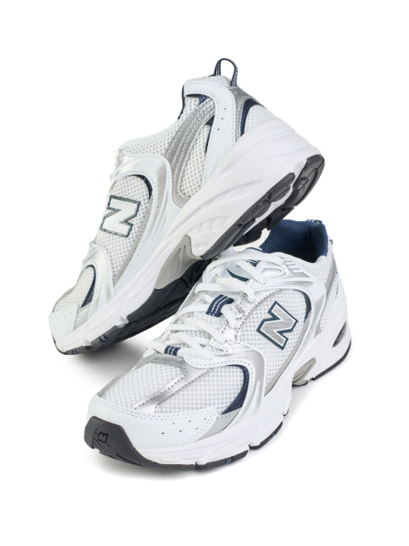 Кроссовки унисекс New Balance 530 "White Silver Navy" NKDADDYS SNEAKERS, цвет: белый MR530SG купить онлайн