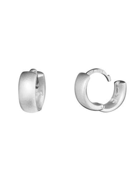 Серьги-кольца "Plump" Silver Matte 12 мм NEYAME, цвет: silver, 10046 купить онлайн