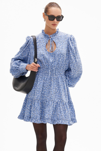 Платье-мини с резинкой на талии TOPTOP  купить онлайн