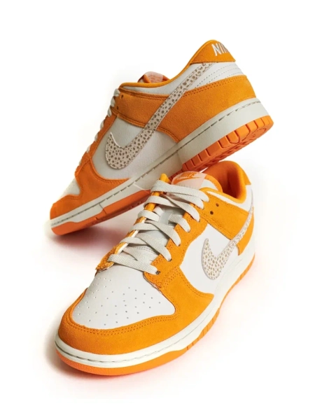 Кроссовки мужские Nike Dunk Low "Safari Swoosh Kumquat" NKDADDYS SNEAKERS, цвет: оранжевый DR0156-800 купить онлайн