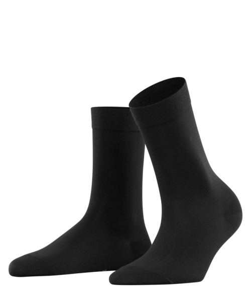 Носки женские Women's socks Cotton Touch FALKE, цвет: Чёрный 47105 купить онлайн