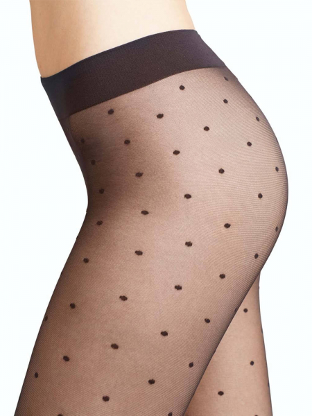Колготы женские Women's tights Dots FALKE, цвет: черный 3009 40685 купить онлайн