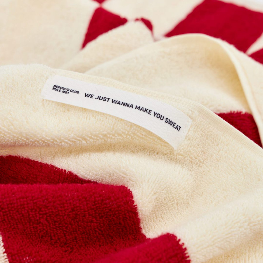 Полотенце махровое MORФEUS, цвет: красно-белый ПТХ-3502-4399-10000 (1025) купить онлайн