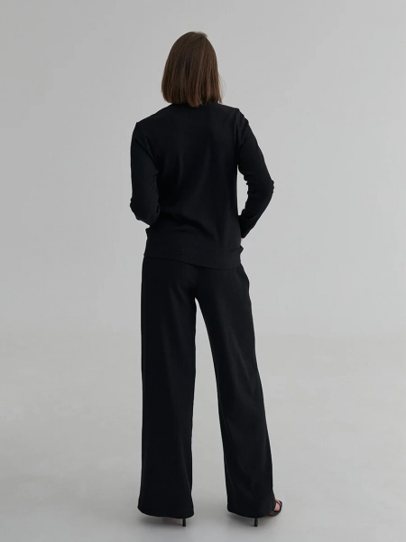 Широкие брюки Soft из мягкого модала и хлопка DADAKNIT 23SSTPN02-99 купить онлайн