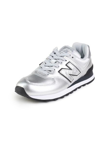 Кроссовки женские New Balance 574 "Silver" NKDADDYS SNEAKERS, цвет: серебристый WL574PN2 купить онлайн