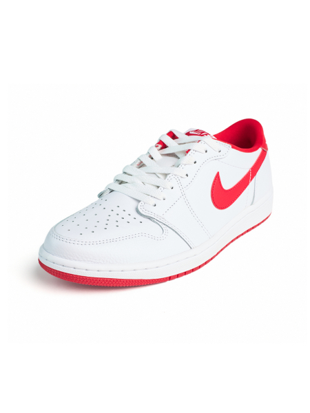 Кроссовки мужские Jordan 1 Low OG "University Red" NKDADDYS SNEAKERS, цвет: белый CZ0790-161 купить онлайн