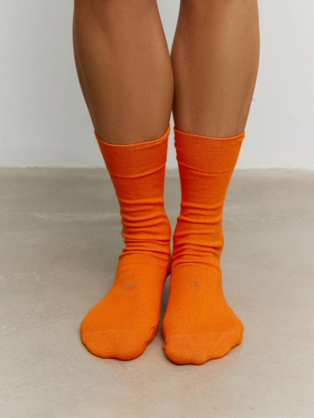 Носки AROUND AROUND, цвет: оранжевый 1_0102 купить онлайн