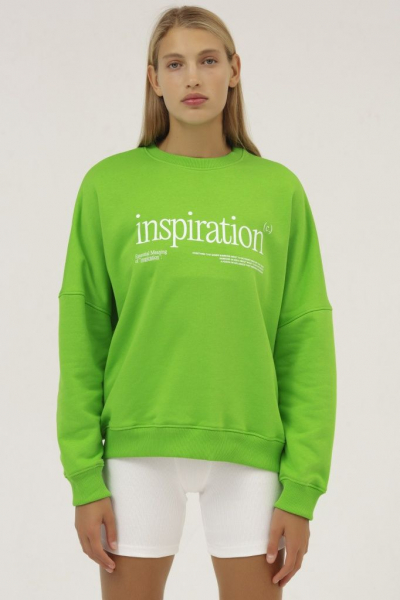 Свитшот с принтом "Inspiration" INSPIRE  купить онлайн