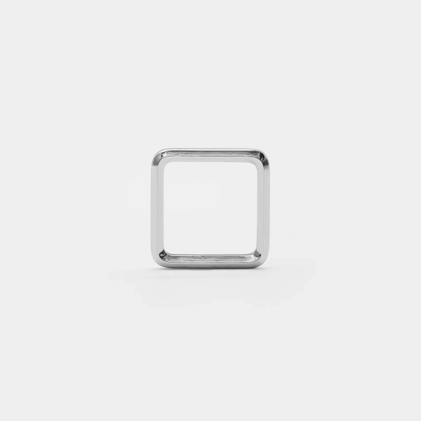Шестигранное кольцо Size Darkrain, цвет: серебро, LS4015 купить онлайн