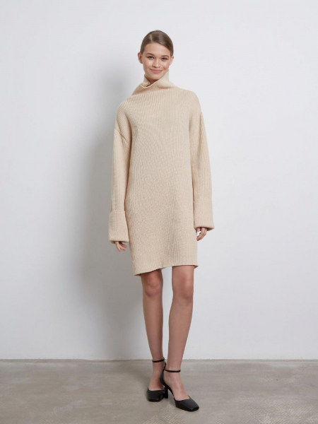 Платье-свитер из шерсти AroundClother&Knitwear 2216_46 купить онлайн