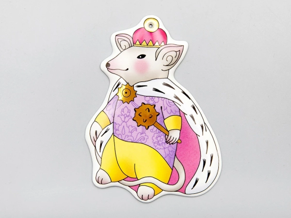 Елочная игрушка рисунок Мышиный король Императорский фарфоровый завод  купить онлайн